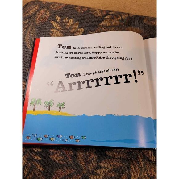 Ten Little Pirates Hardcover Book - Picture 4 of 7
